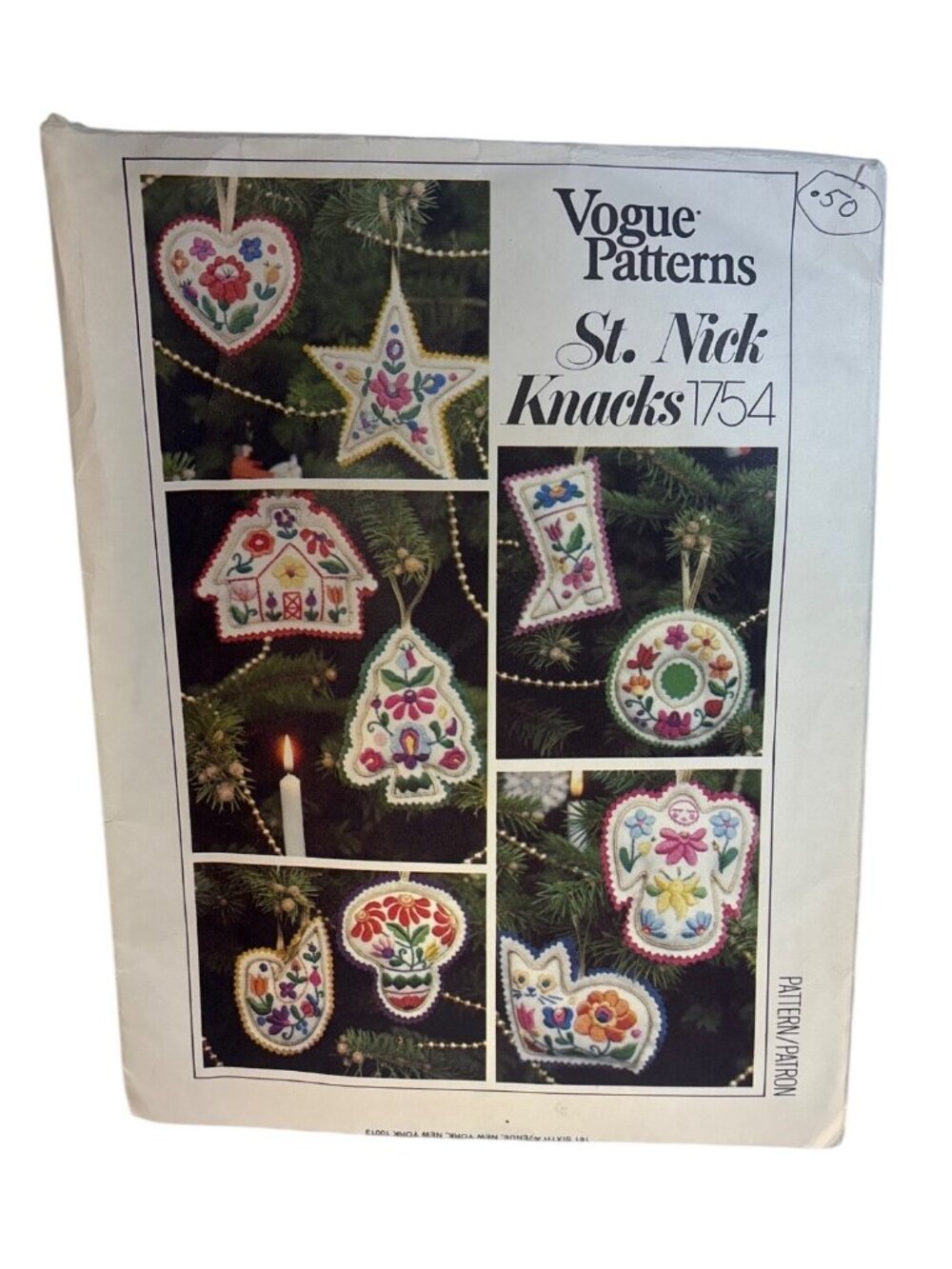 Vogue Christmas Stockings & Ornaments Pattern 1754 St. Nick Knacks